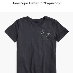 ISO J Crew Capricorn horoscope tee shirt